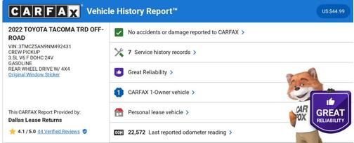 2022 Toyota Tacoma TRD Off Road