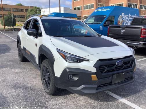 Crystal White Pearl 2024 Subaru Crosstrek Wilderness