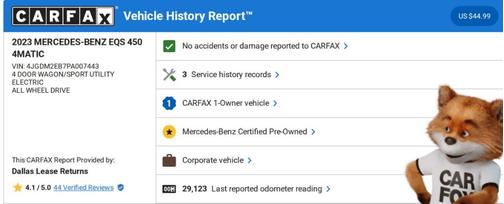 2023 Mercedes-Benz EQS 450 Base 4MATIC