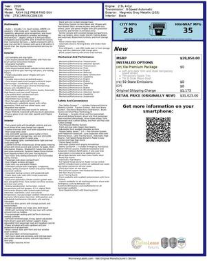 2020 Toyota RAV4 XLE Premium