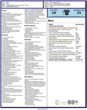 Silver 2022 RAM 1500 Big Horn