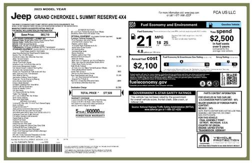 2023 Jeep Grand Cherokee L Summit