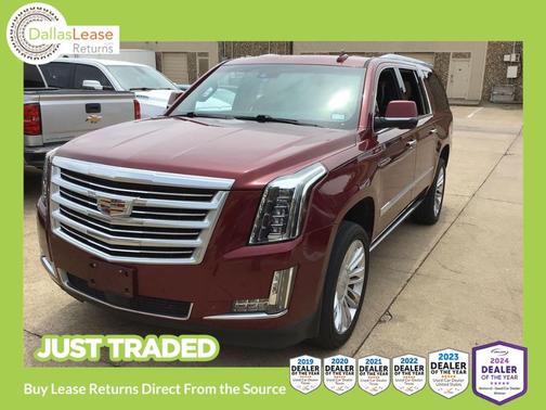 Red 2016 Cadillac Escalade ESV Platinum