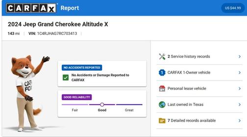 Gray 2024 Jeep Grand Cherokee Laredo