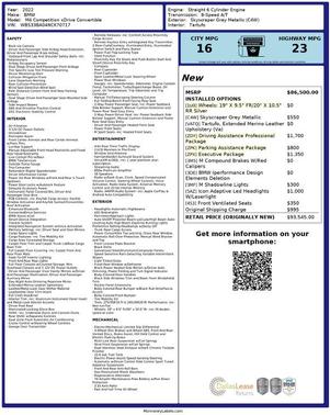 2022 BMW M4 Competition xDrive