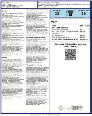 2023 Toyota Highlander XSE