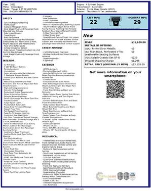 2022 Volkswagen Tiguan 2.0T SE