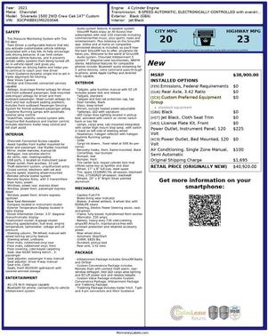 2021 Chevrolet Silverado 1500 Custom