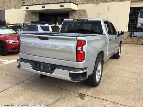 Silver 2021 Chevrolet Silverado 1500 Custom