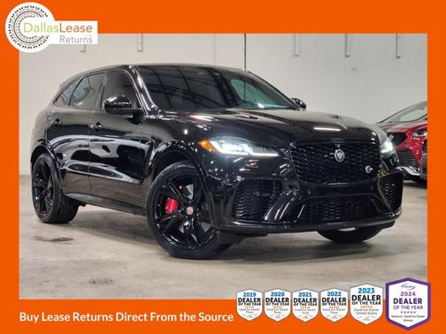 Santorini Black 2023 Jaguar F-PACE SVR