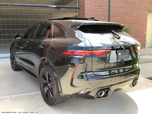 Santorini Black 2023 Jaguar F-PACE SVR