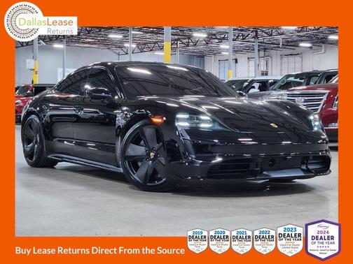 Black 2020 Porsche Taycan Turbo