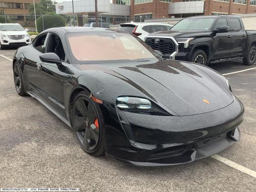 Black 2020 Porsche Taycan Turbo