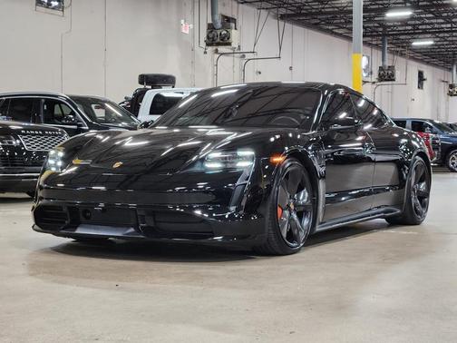 Black 2020 Porsche Taycan Turbo