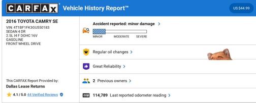 2016 Toyota Camry SE