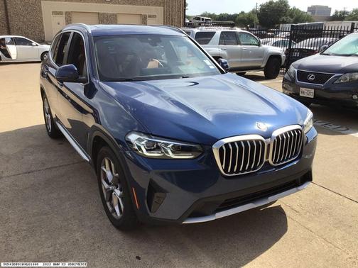 Blue 2022 BMW X3 sDrive30i