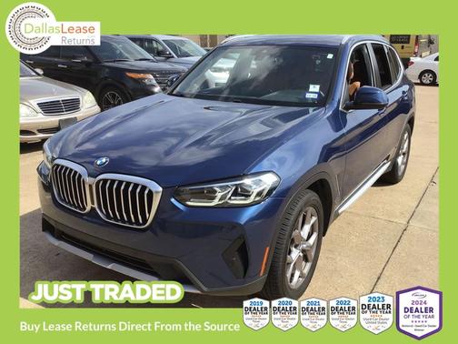 Blue 2022 BMW X3 sDrive30i