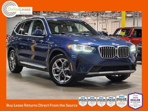 Blue 2022 BMW X3 sDrive30i