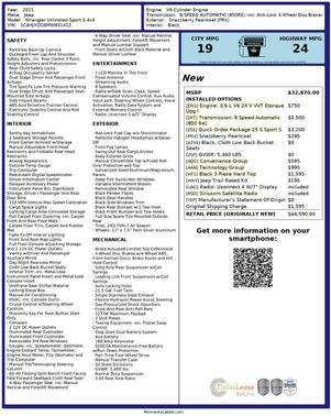 2021 Jeep Wrangler Unlimited Sport