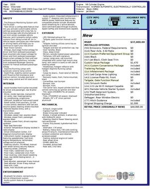 2020 Chevrolet Silverado 1500 Custom