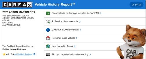 2023 Aston Martin DBX Base