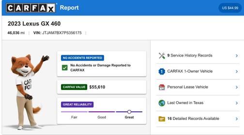 White 2023 Lexus GX 460 Base