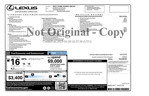 2023 Lexus GX 460 Base