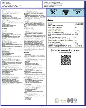 2019 INFINITI QX60 Luxe