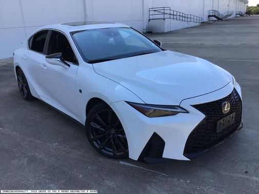 White 2025 Lexus IS 350 F SPORT Design