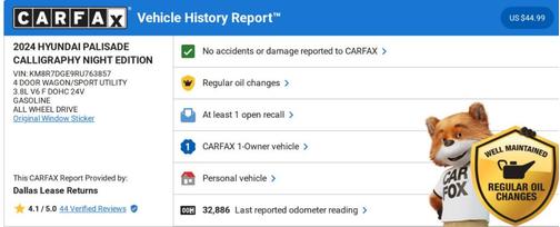 2024 Hyundai PALISADE Calligraphy Night Edition