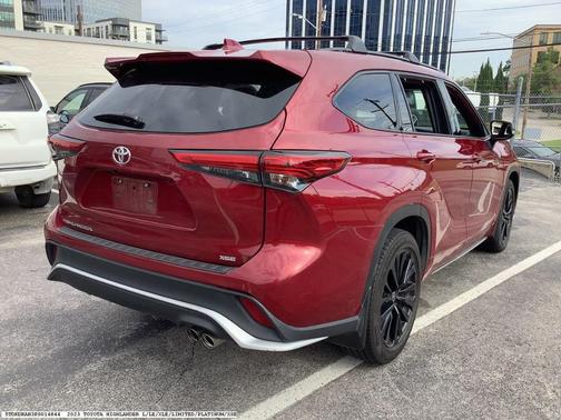 Red 2023 Toyota Highlander XSE