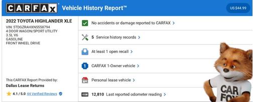 2022 Toyota Highlander XLE