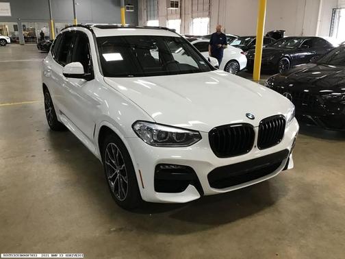 White 2021 BMW X3 sDrive30i