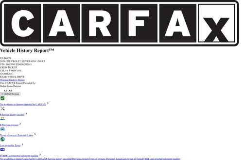 2020 Chevrolet Silverado 1500 LT