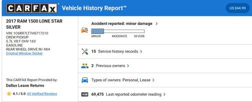 2017 RAM 1500 Lone Star