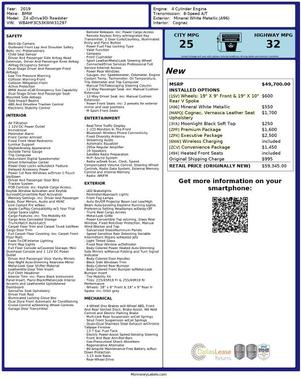 White 2019 BMW Z4 sDrive30i