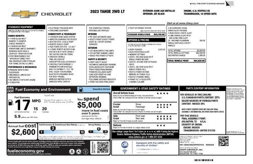 2023 Chevrolet Tahoe LT