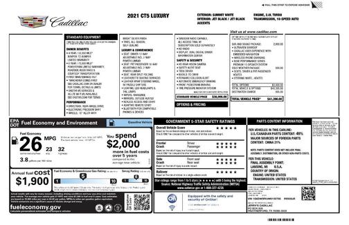 2021 Cadillac CT5 Luxury RWD