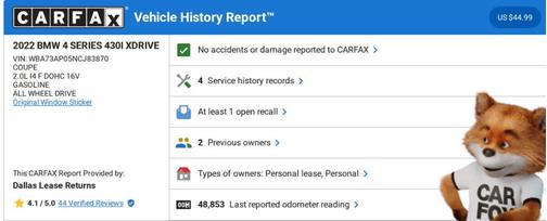 2022 BMW 430 i xDrive