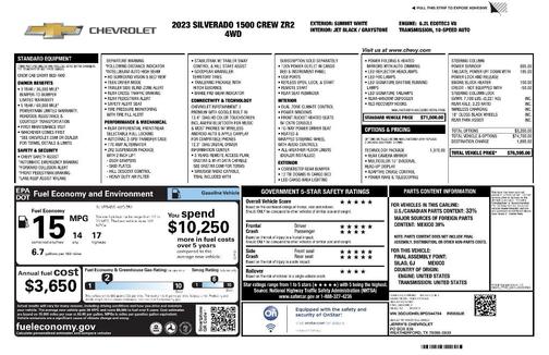2023 Chevrolet Silverado 1500 ZR2