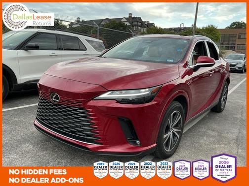Red 2024 Lexus RX 350