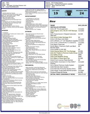 2021 Jeep Wrangler Unlimited Rubicon