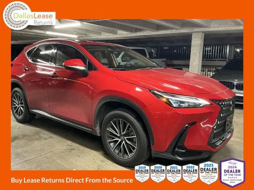 Red 2025 Lexus NX 250 Premium