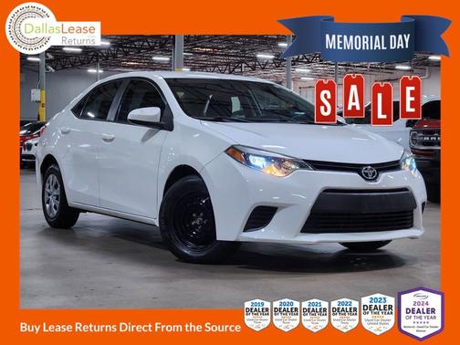 White 2014 Toyota Corolla L