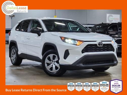 White 2022 Toyota RAV4 LE
