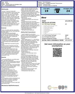 2019 Toyota Tacoma TRD Sport