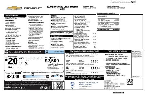 2020 Chevrolet Silverado 1500 Custom