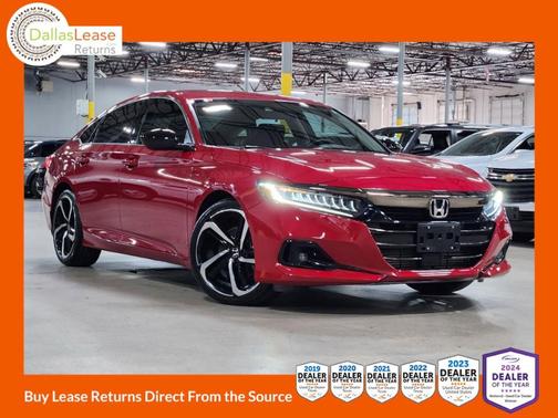 Red 2022 Honda Accord Sport SE