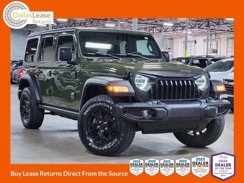 Green 2020 Jeep Wrangler Unlimited Willys