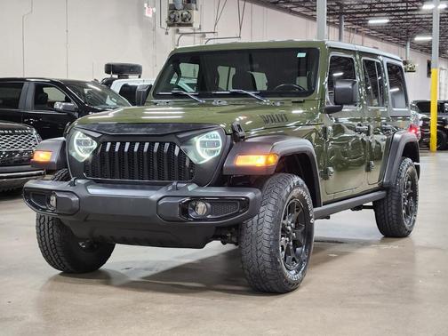 Green 2020 Jeep Wrangler Unlimited Willys